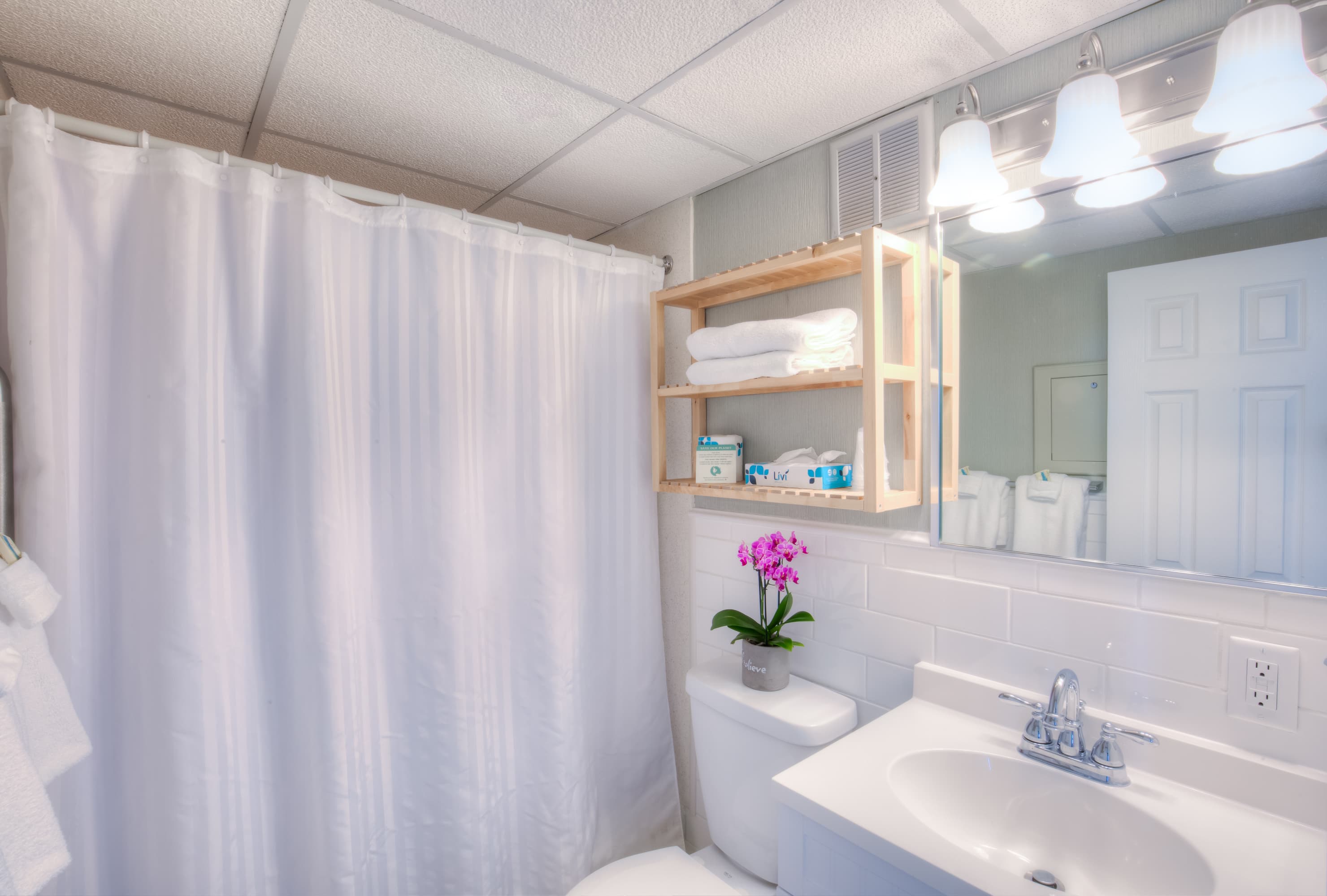 A modern bathroom