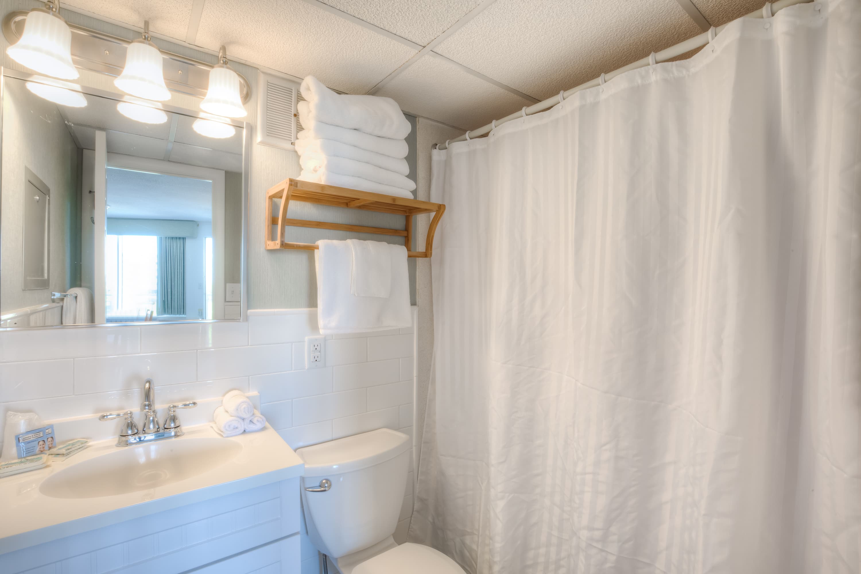 An updated bathroom