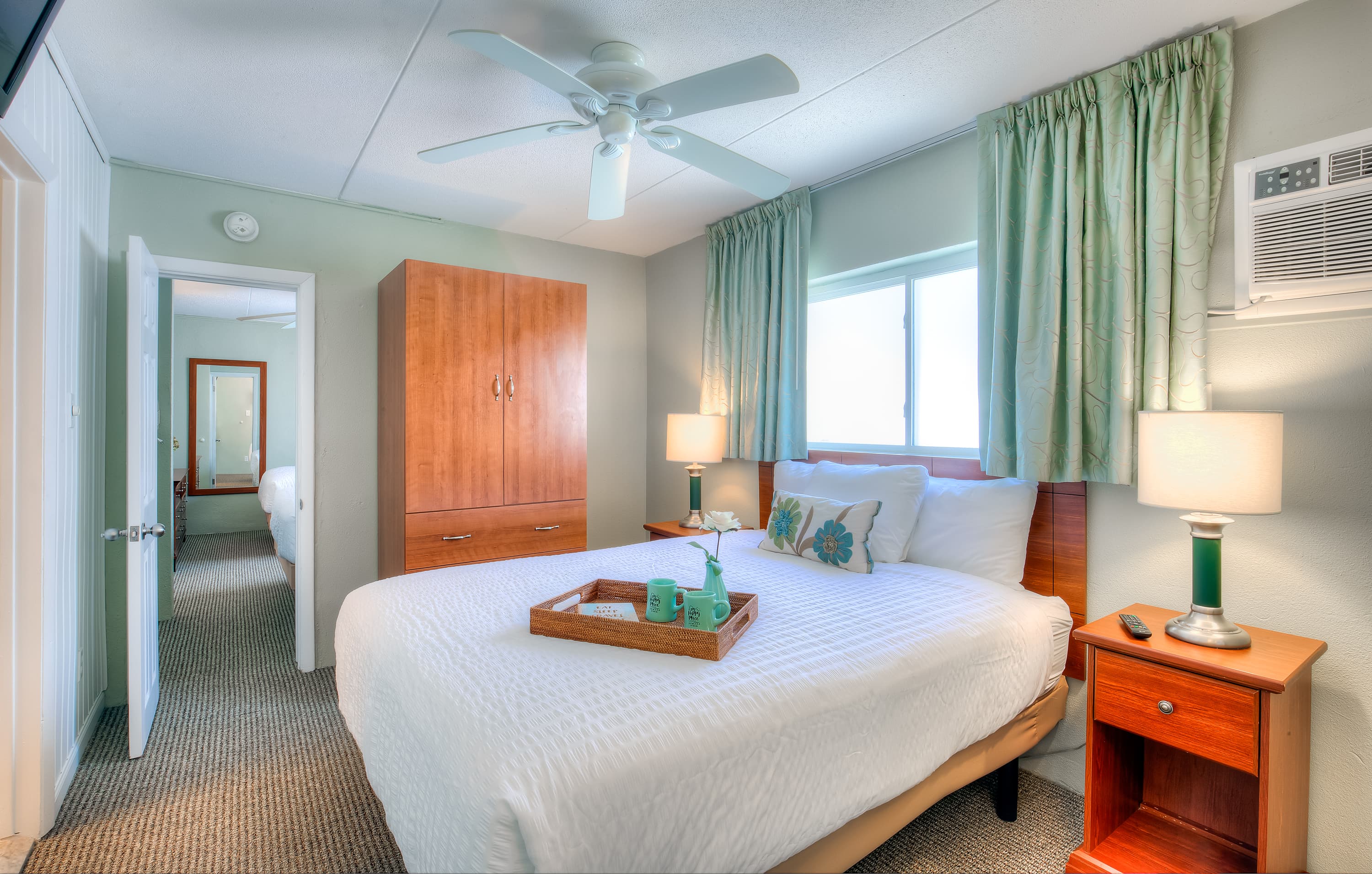 Bedroom #2 features one queen bed and private bathroom
