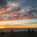 Wildwood NJ beach sunset