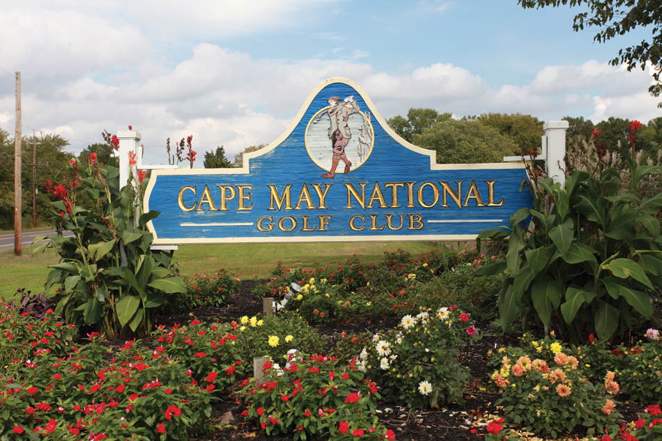 cape may national golf club sign